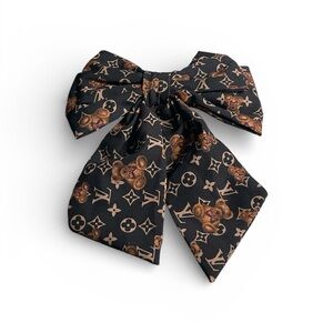 Black and Brown Fashion Hair Clip Bow